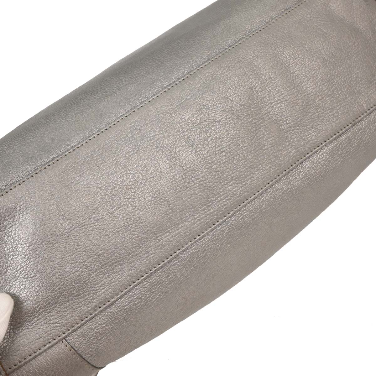 Balenciaga Silver The City Handbag