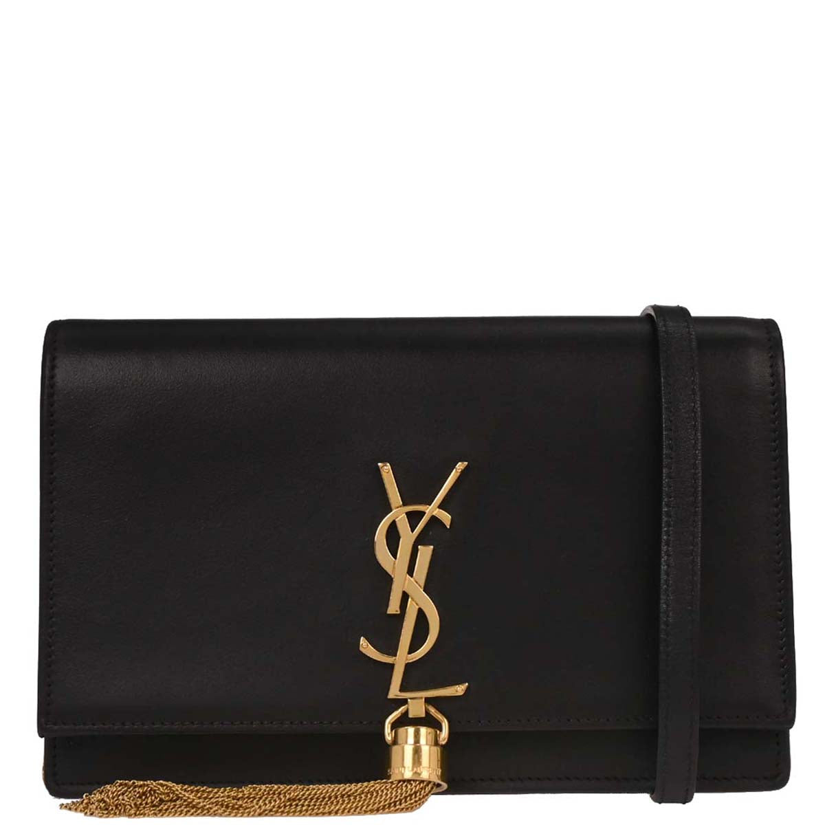 Saint Laurent Black Kate WOC Wallet on Chain Shoulder Bag