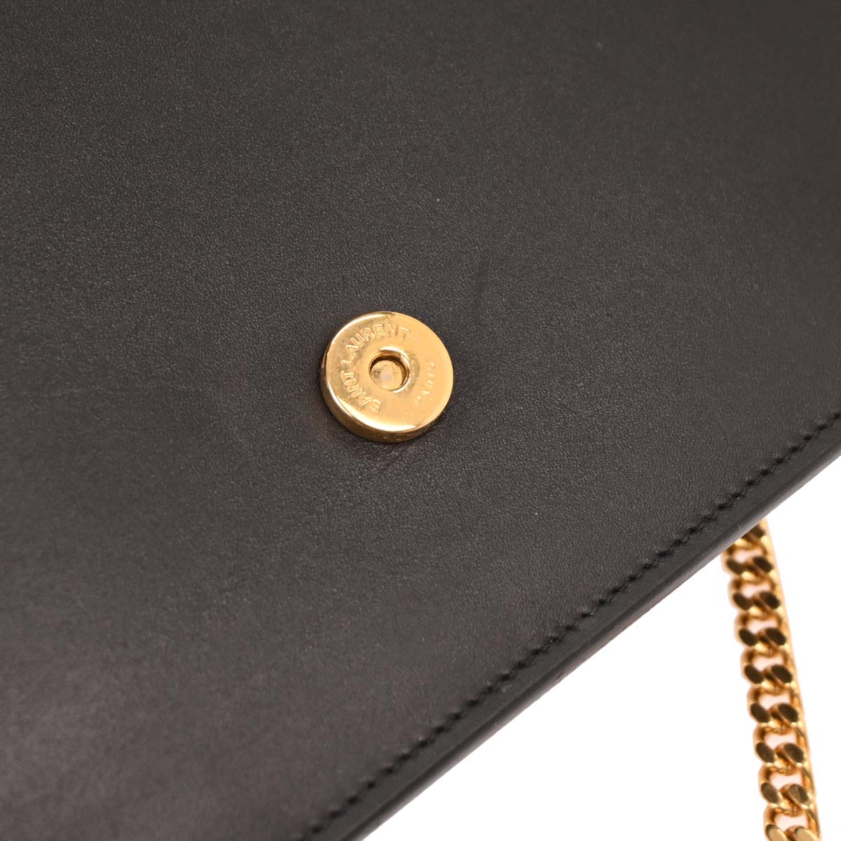 Saint Laurent Black Kate WOC Wallet on Chain Shoulder Bag