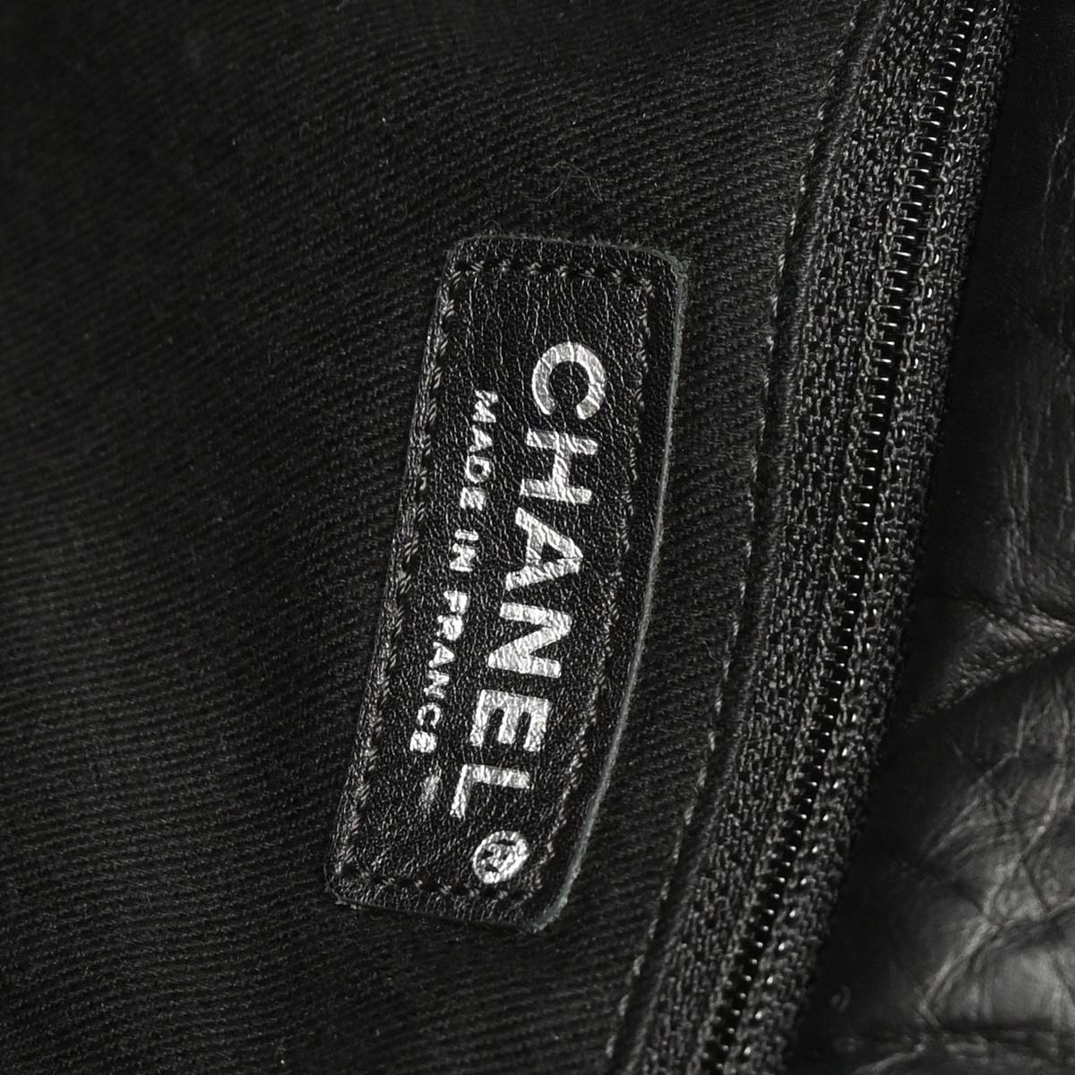 Chanel Black Calfskin Tweed Mademoiselle Lock Shoulder Bag