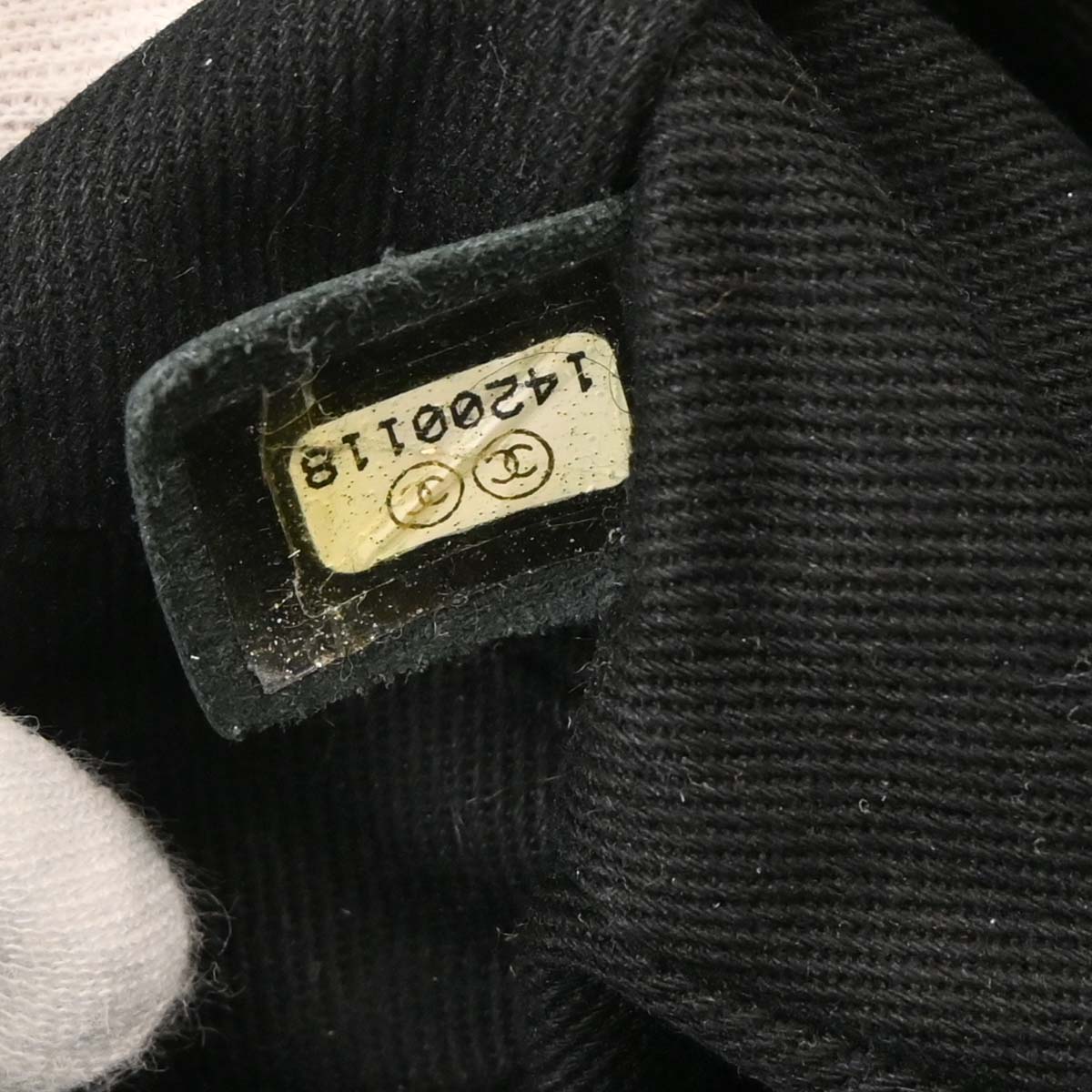 Chanel Black Calfskin Tweed Mademoiselle Lock Shoulder Bag