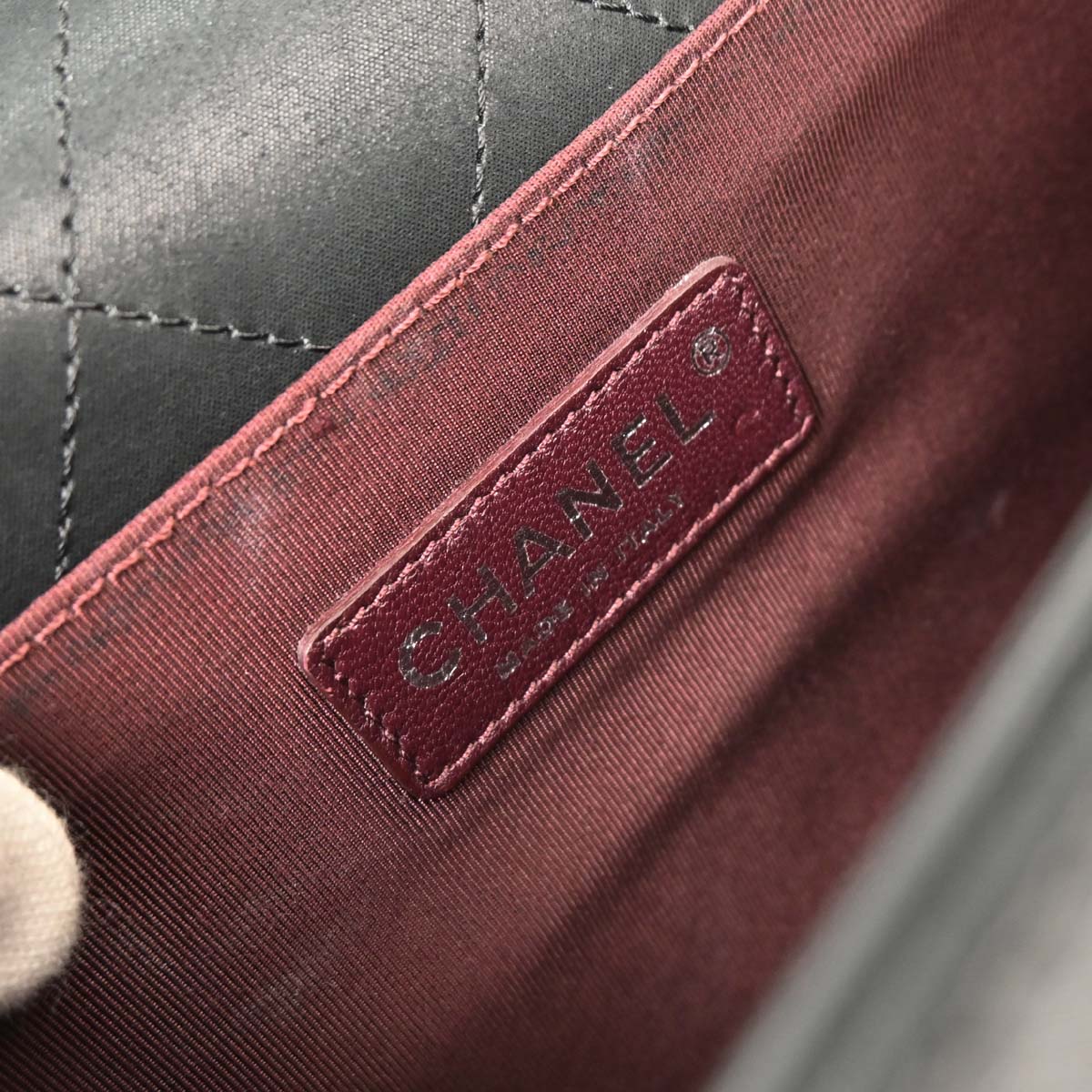 Boy Chanel 2015-2016 Black Mouton New Medium Shoulder Bag