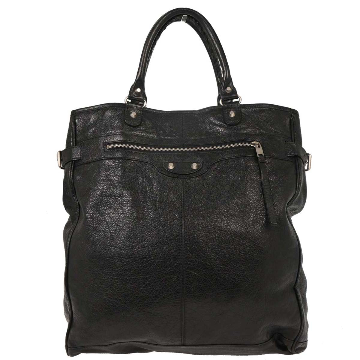 Balenciaga Black Hexagon Handbag