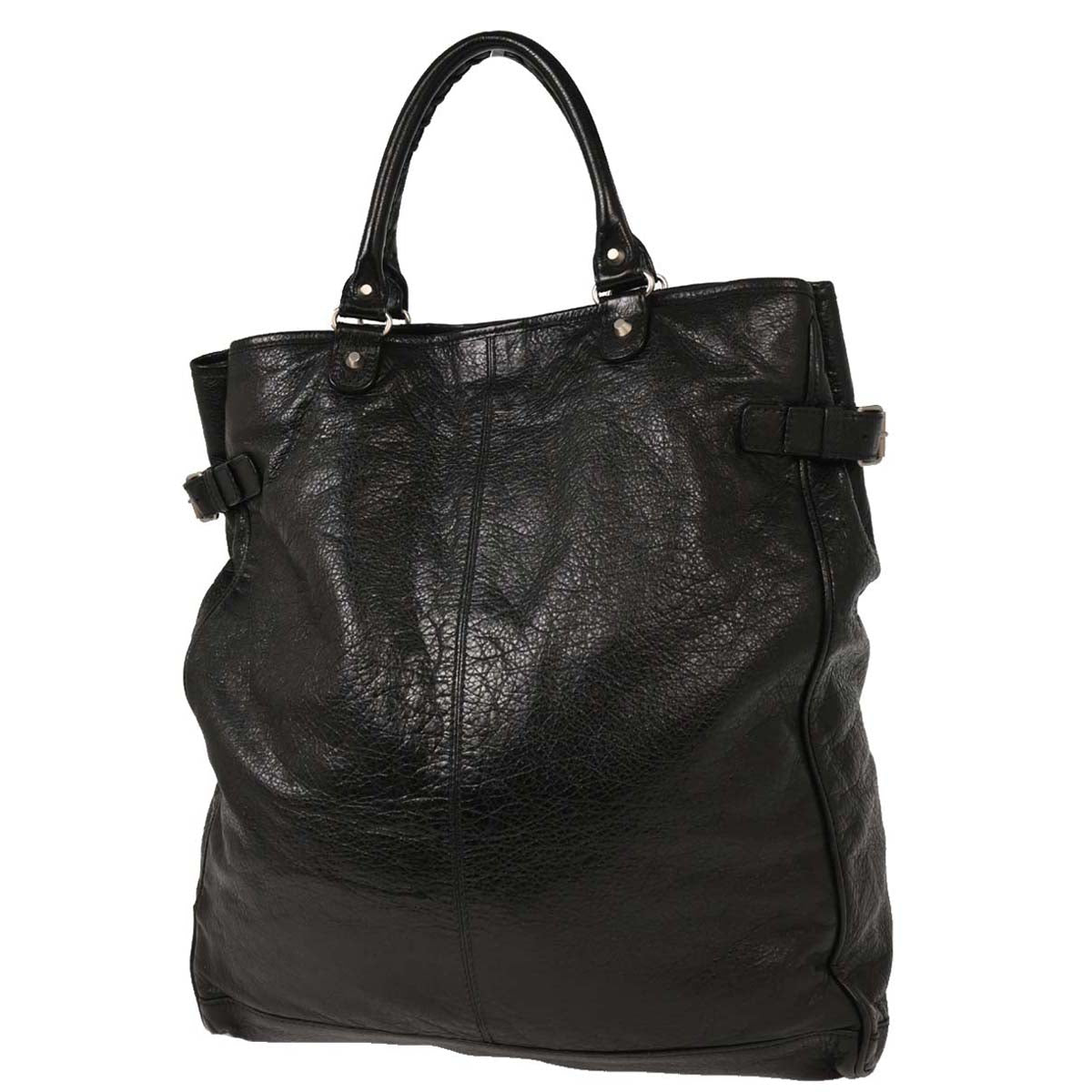 Balenciaga Black Hexagon Handbag