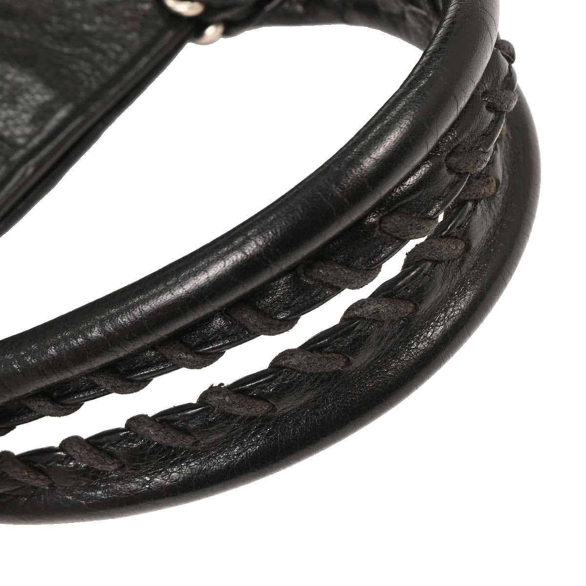 Balenciaga Black Hexagon Handbag