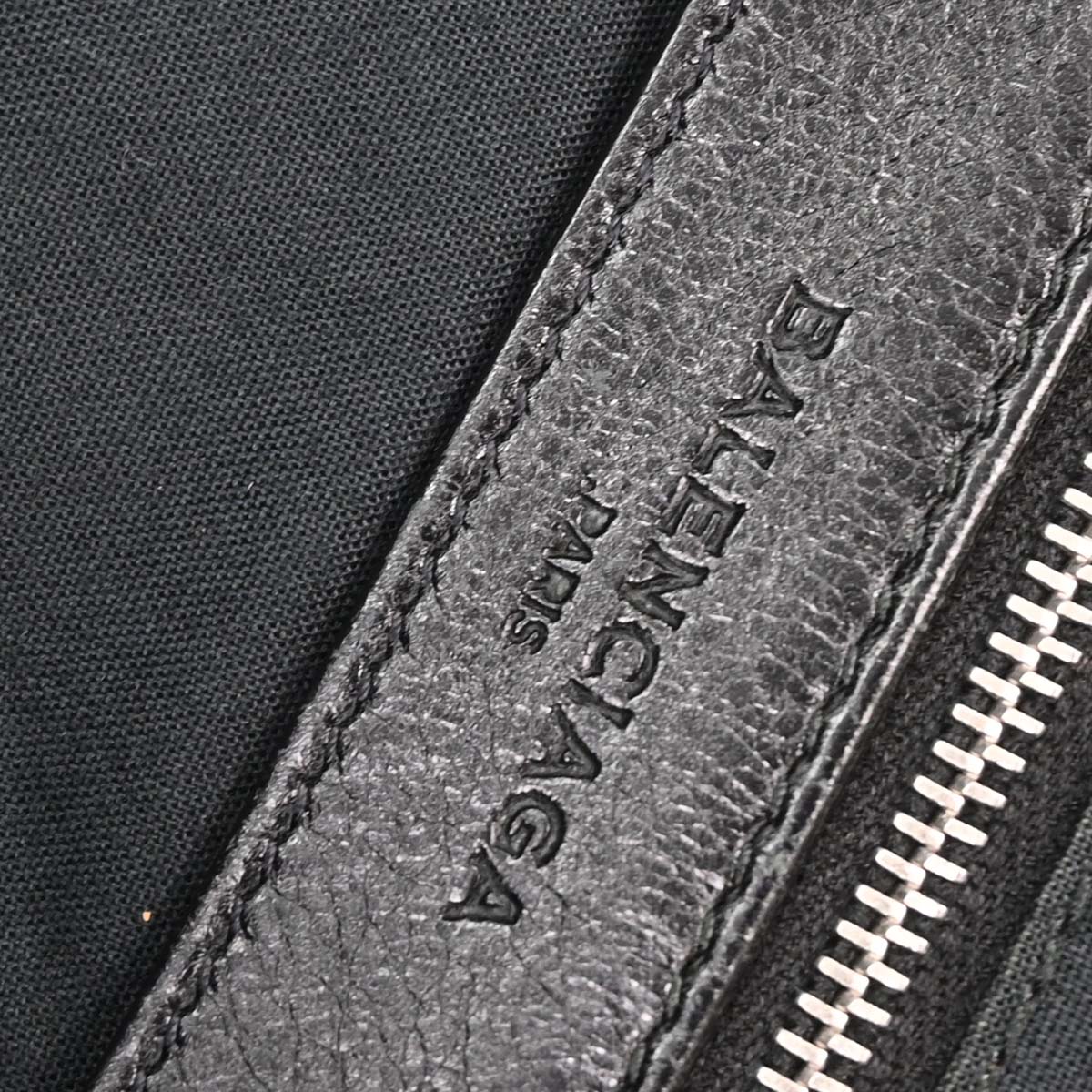 Balenciaga Black Hexagon Handbag