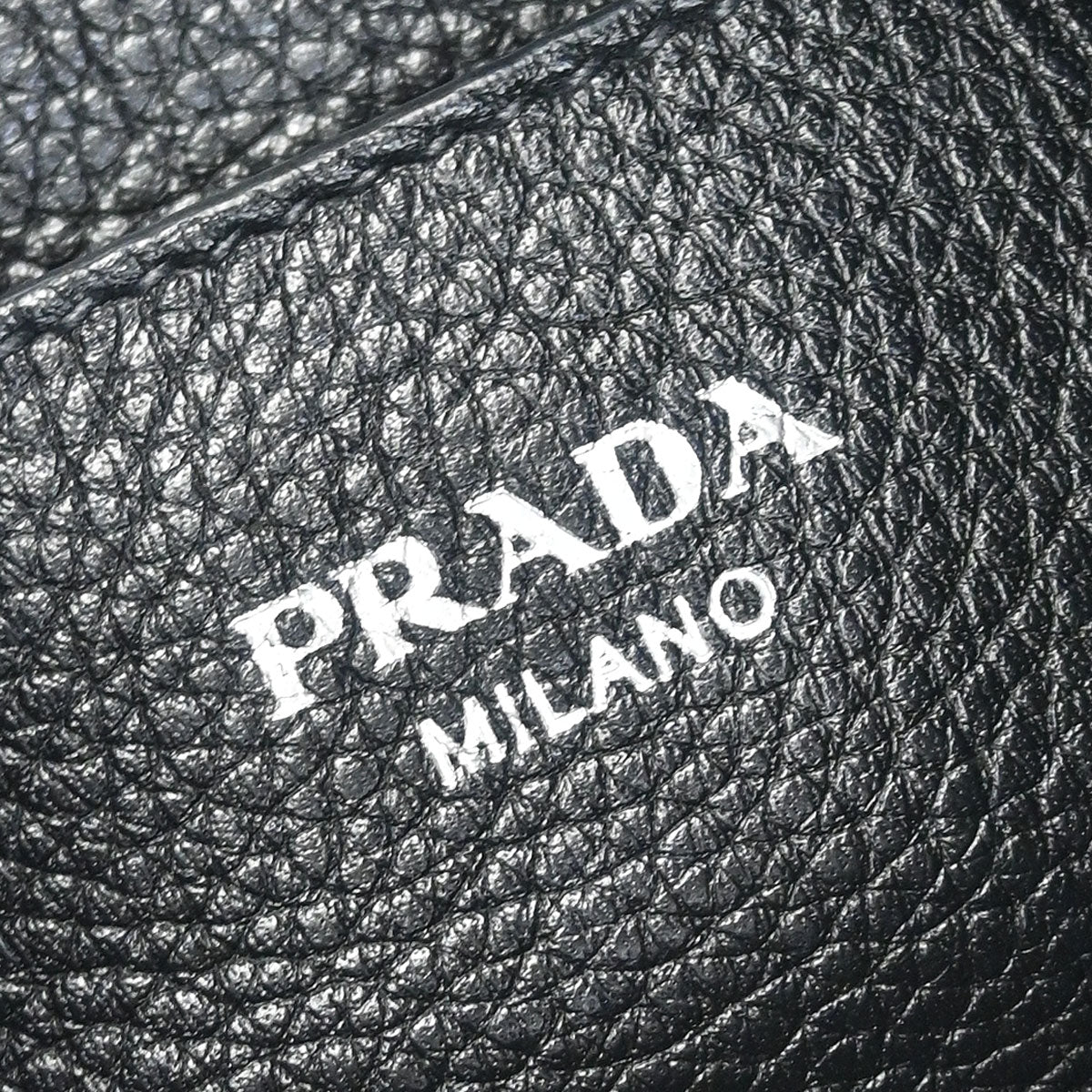 Prada Black Leather Hobo Handbag