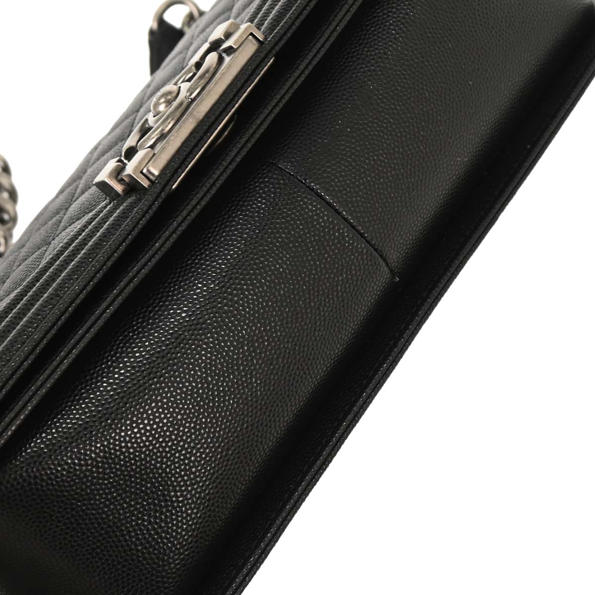 Boy Chanel 2019 Black Caviar Medium Shoulder Bag