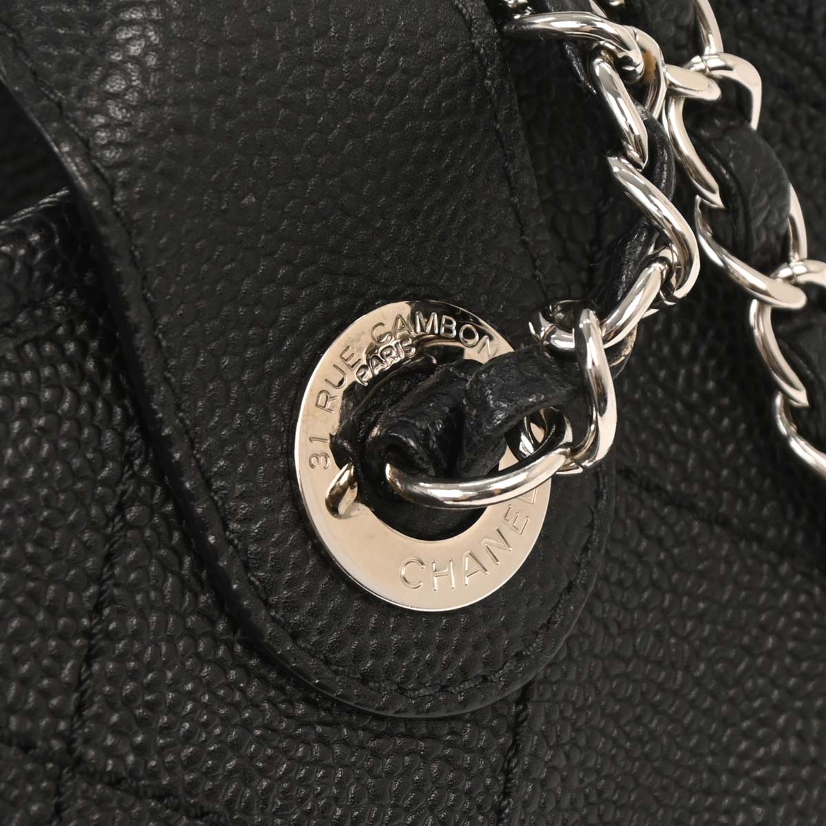 Chanel Black Caviar Bowling Bag