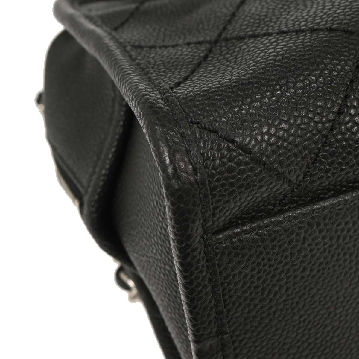 Chanel Black Caviar Bowling Bag