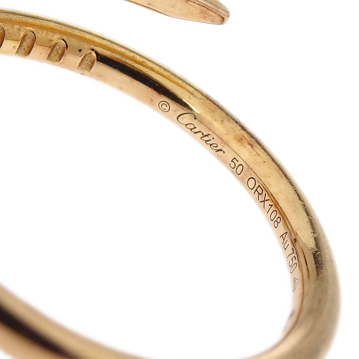 Cartier Juste Un Clou Ring Au750 Gold #50