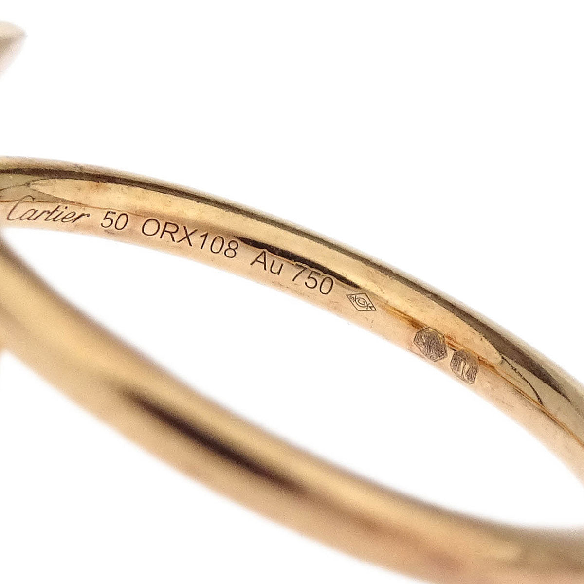 Cartier Juste Un Clou Ring Au750 Gold #50