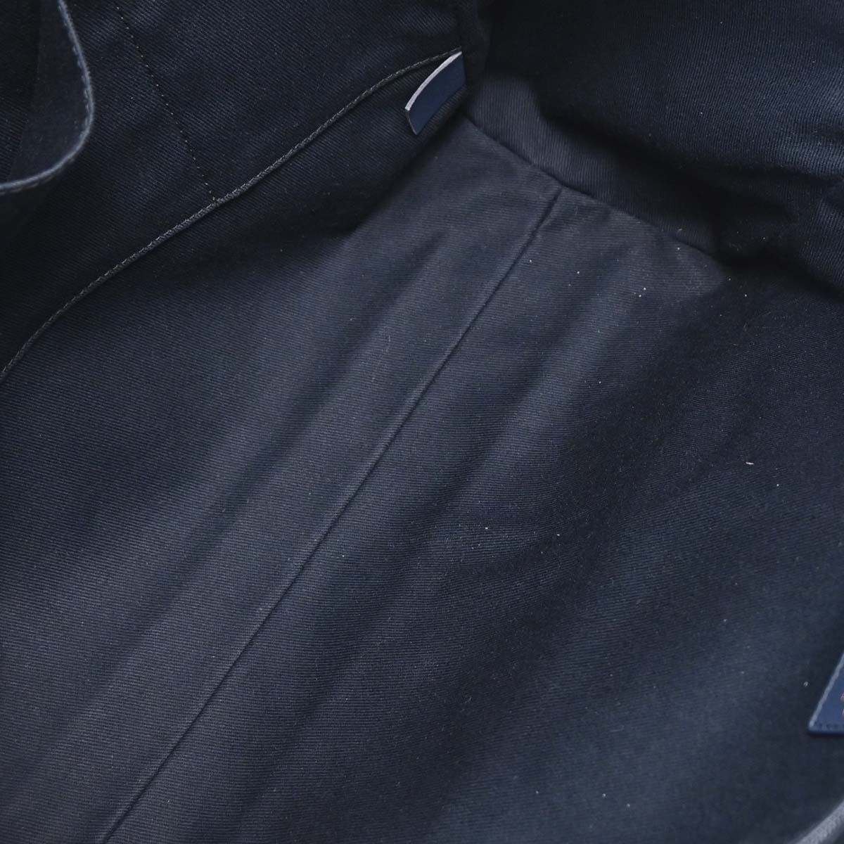 Chanel Navy Gold Small Deauville Tote Bag