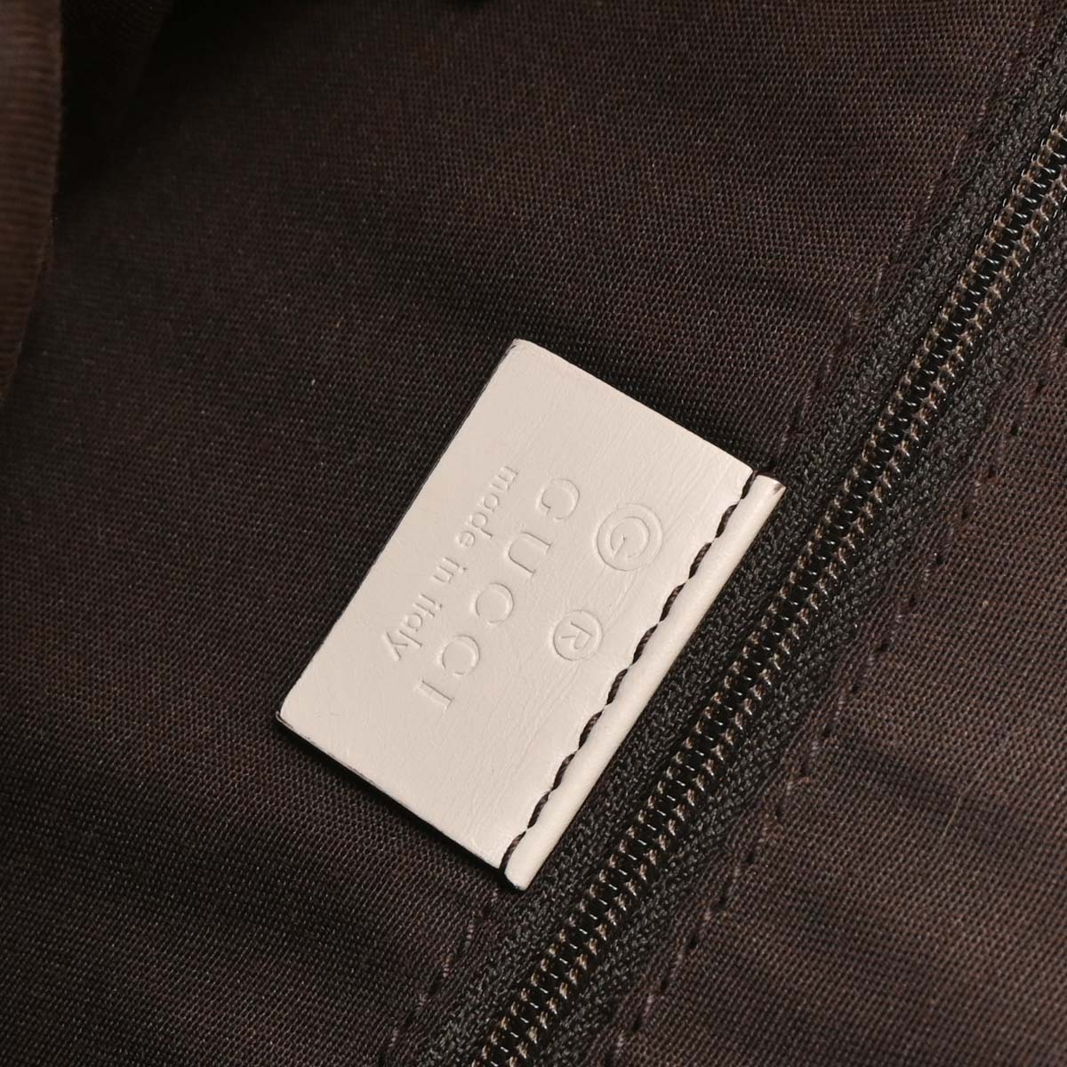 Gucci White Guccissima Handbag