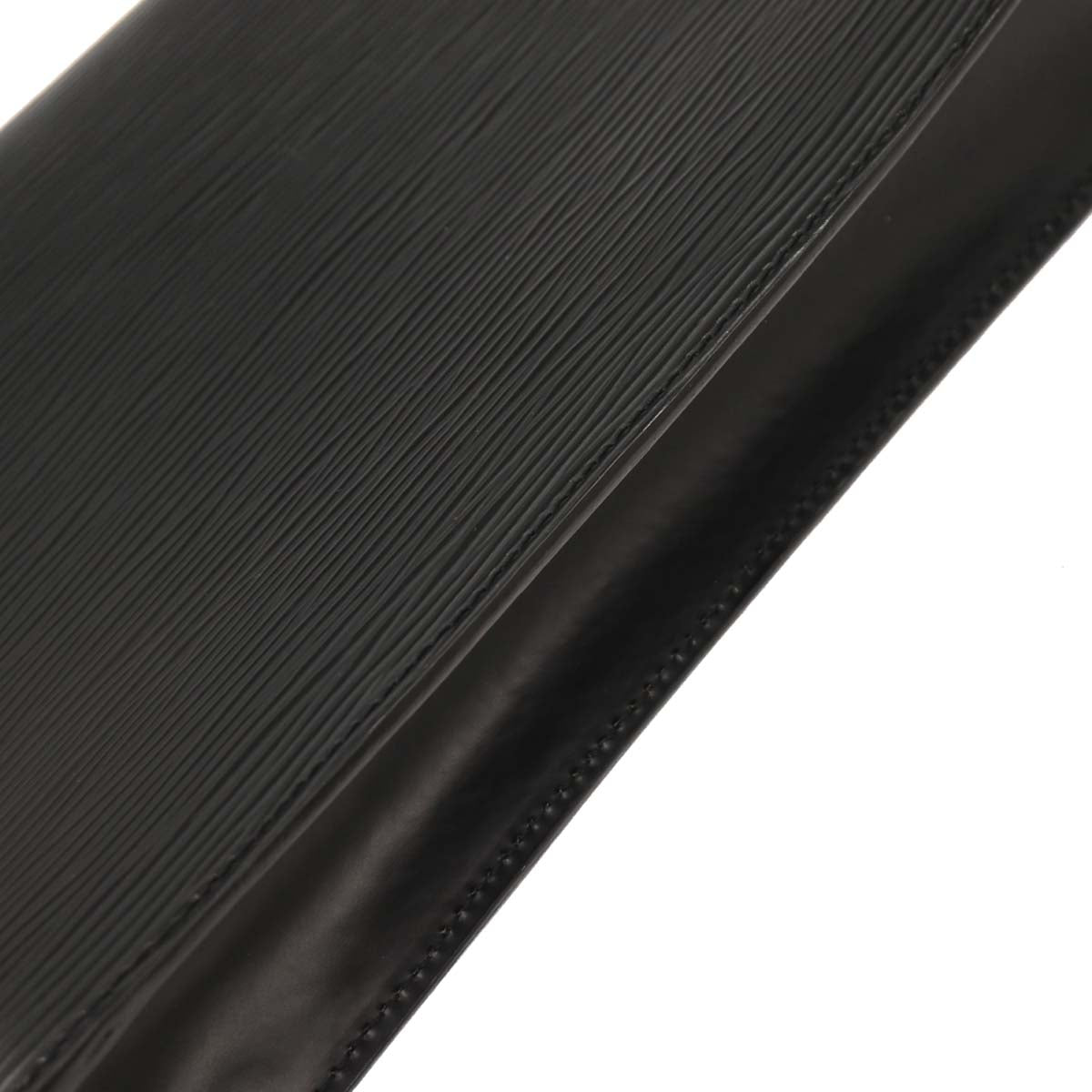 Louis Vuitton Black Epi Pochette Sellier Dragonne Clutch M52762