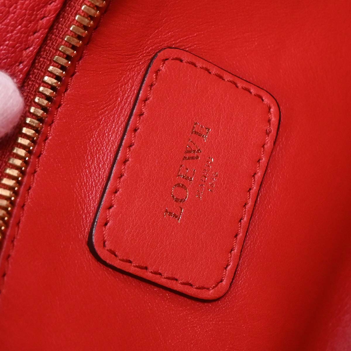 Loewe Red Amazona 28 Handbag