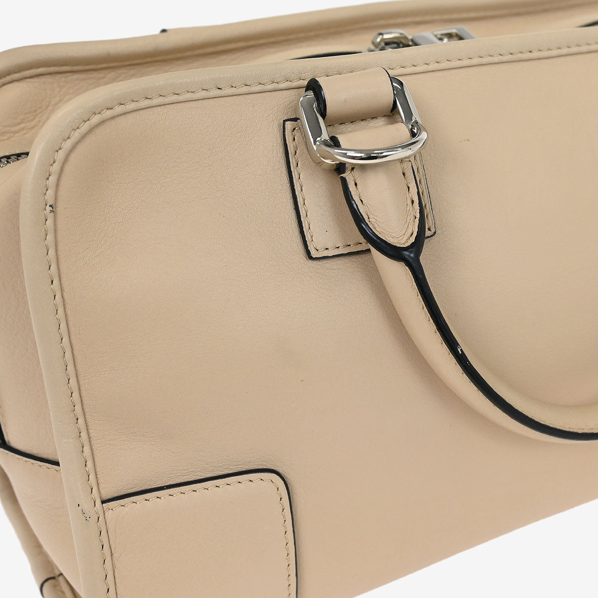 Loewe Beige Leather Amazona 28 2way Shoulder Handbag