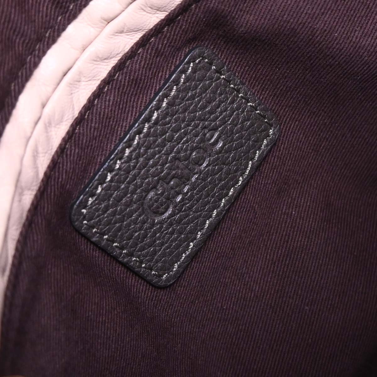 Chloe Dark Brown Paraty 2way Shoulder Handbag