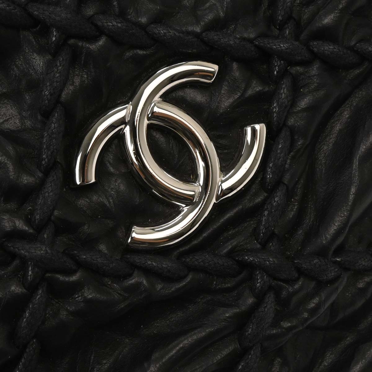 Chanel 2011 Black Calfskin Ultra Stitch Tote Bag