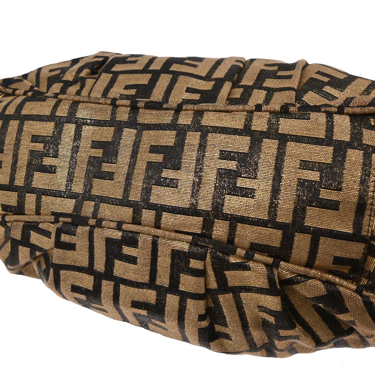 Fendi Gold Zucca Handbag