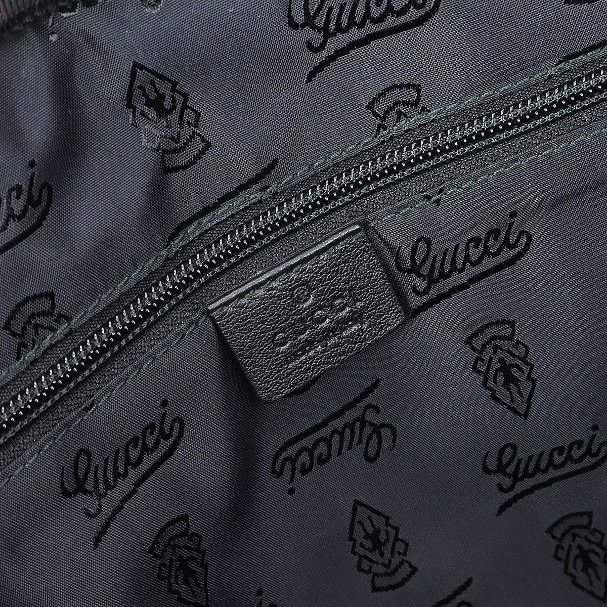 Gucci Black Guccissima GG Imprime Briefcase Handbag