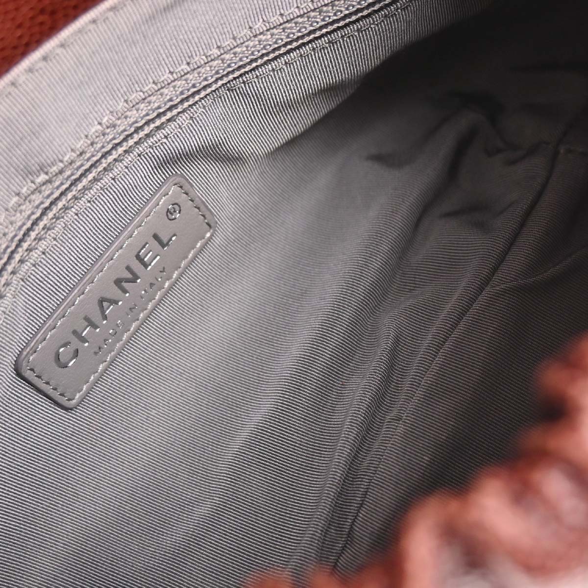 Chanel 2012 Bordeaux Caviar Elastic Flap Shoulder Bag