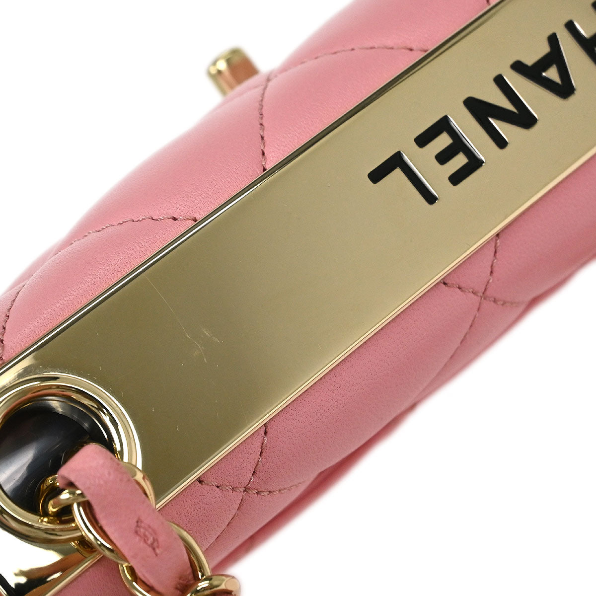 Chanel 2019 Pink Lambskin Trendy CC Shoulder Bag