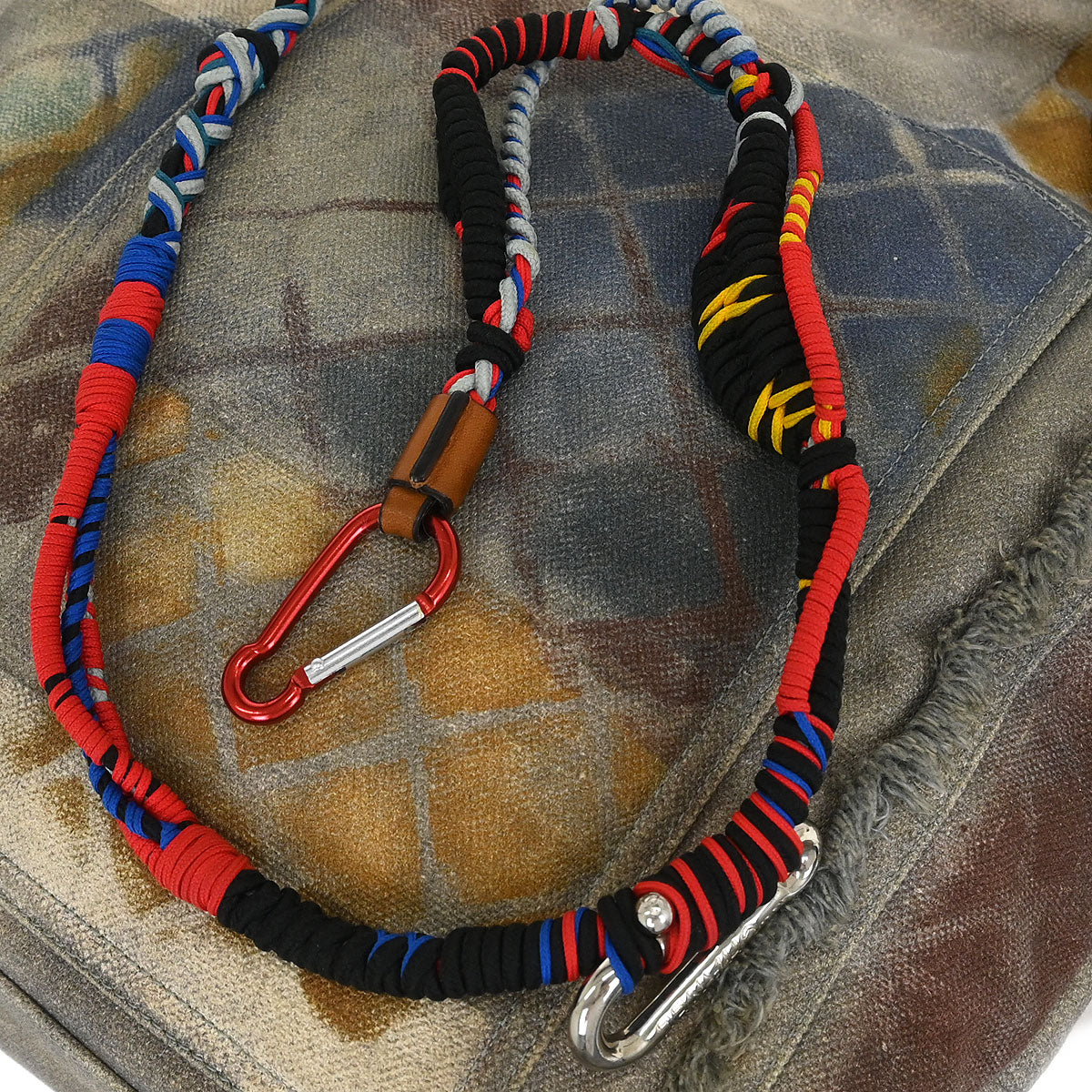 Chanel 2014 Gray Canvas Bricolage Graffiti Tote Handbag