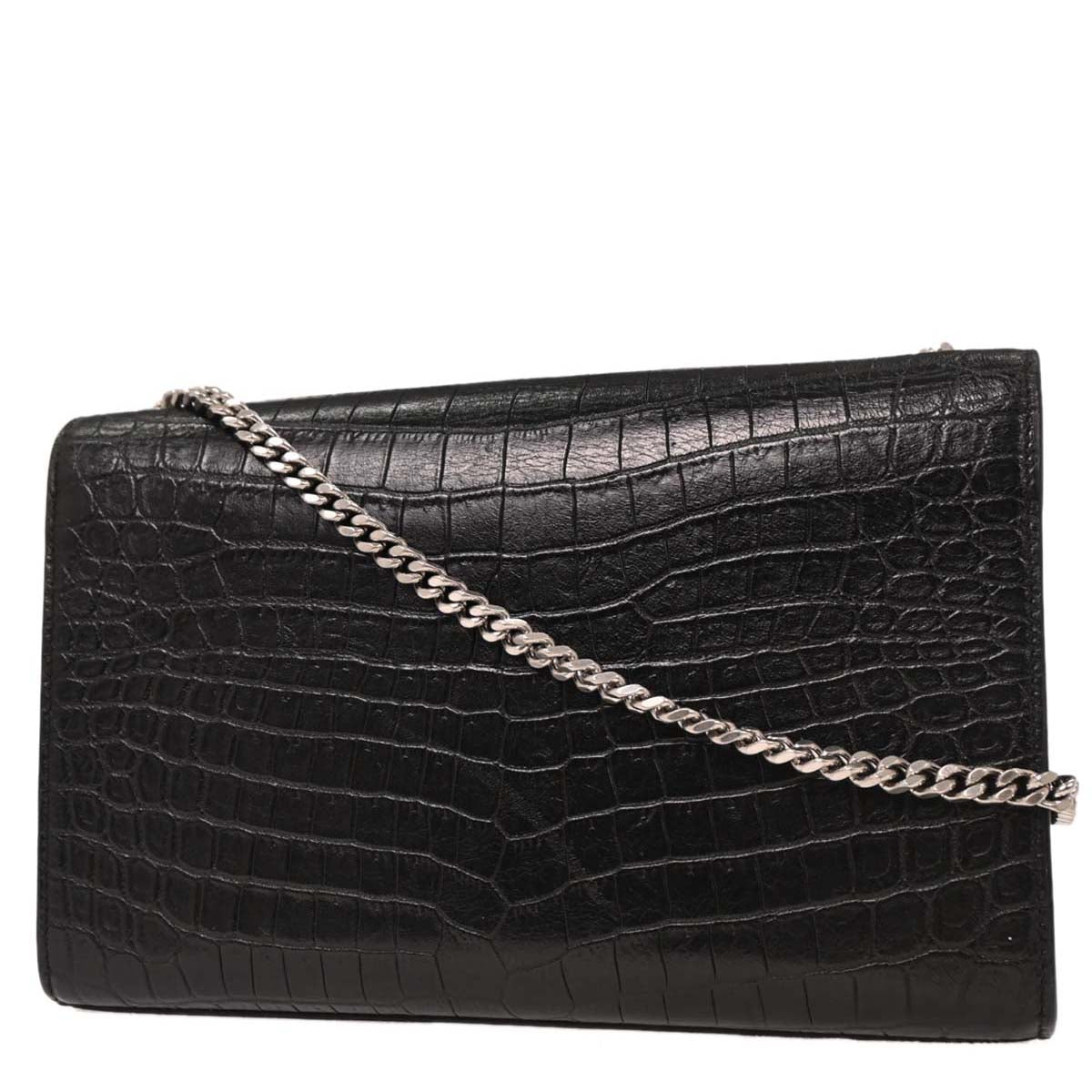 Saint Laurent * Black Leather Kate Shoulder Bag