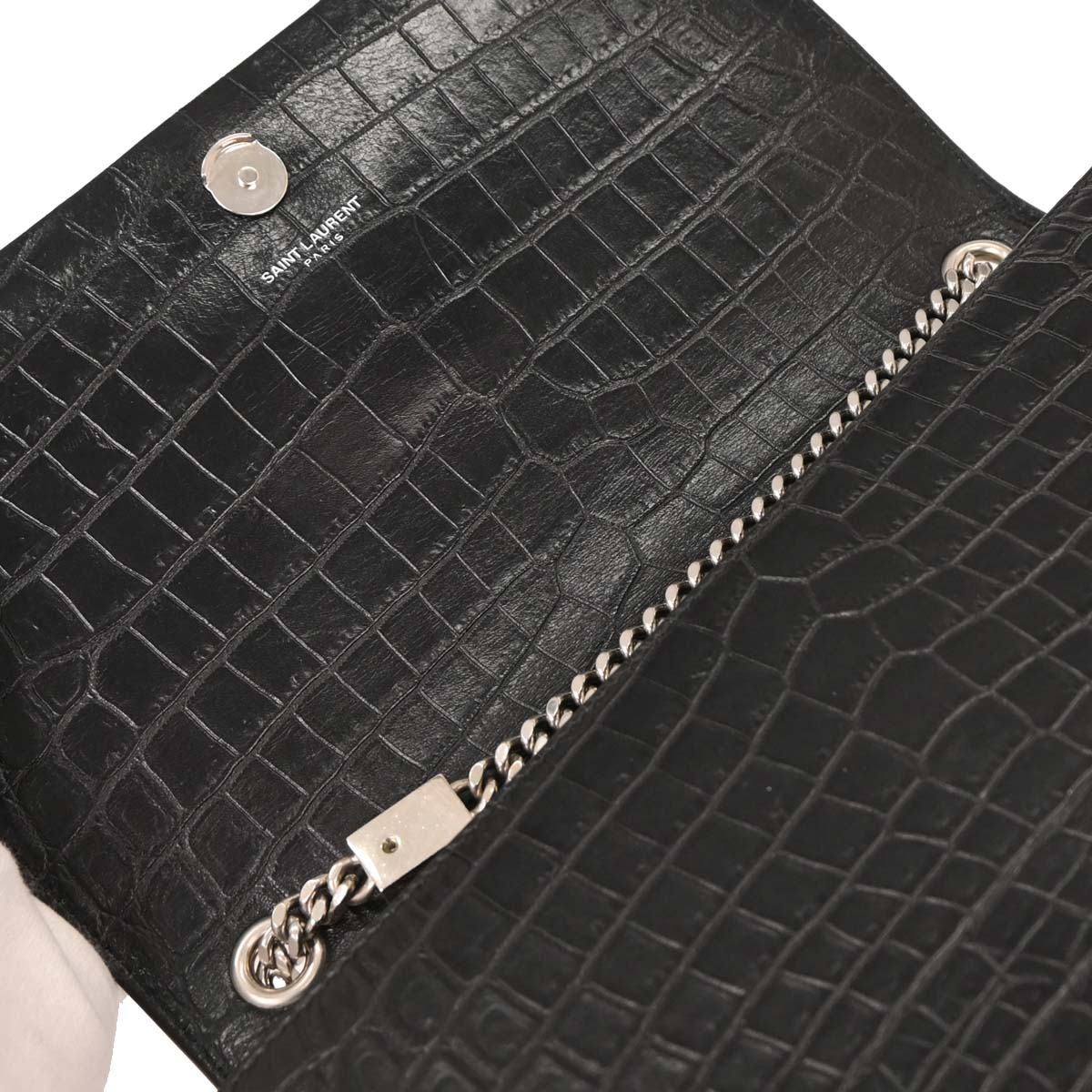 Saint Laurent * Black Leather Kate Shoulder Bag