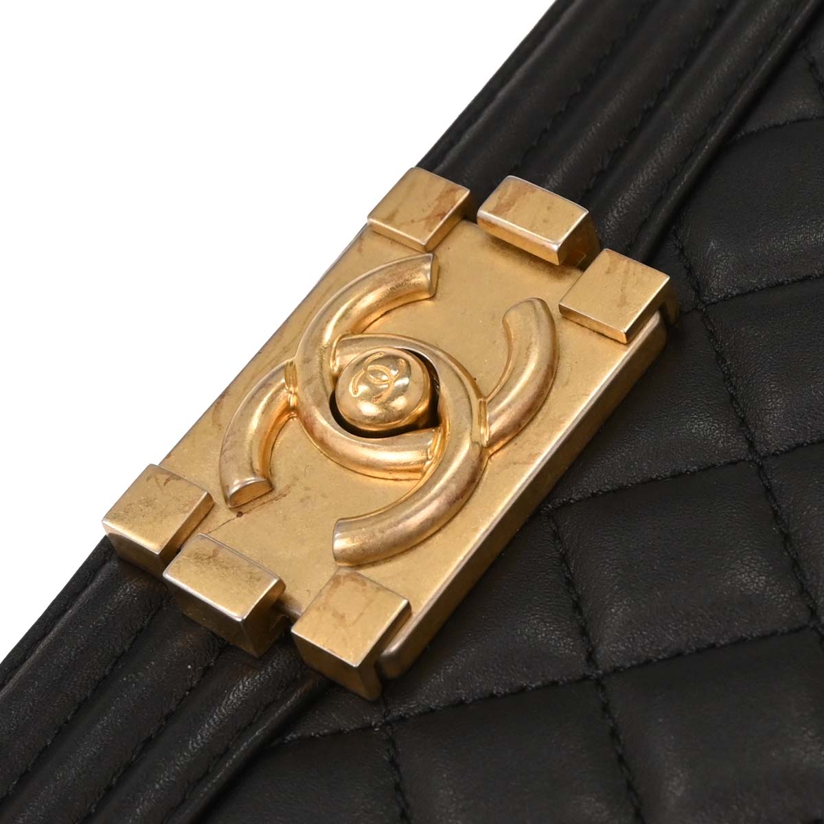 Boy Chanel 2017 Black Lambskin Medium Shoulder Bag