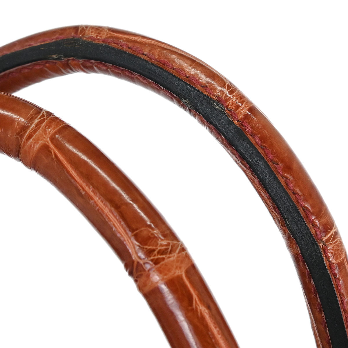 Hermes * Rouge H Porosus Birkin 50 Handbag