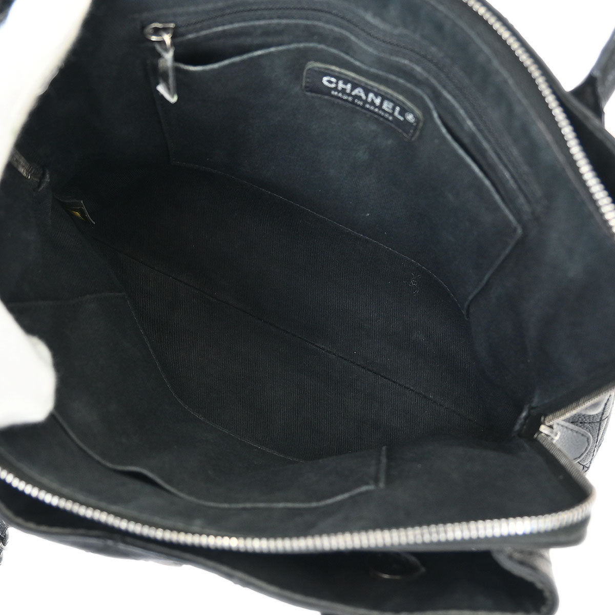 Chanel 2016-2017 Black Caviar Urban Shopping Tote 2way Shoulder Handbag