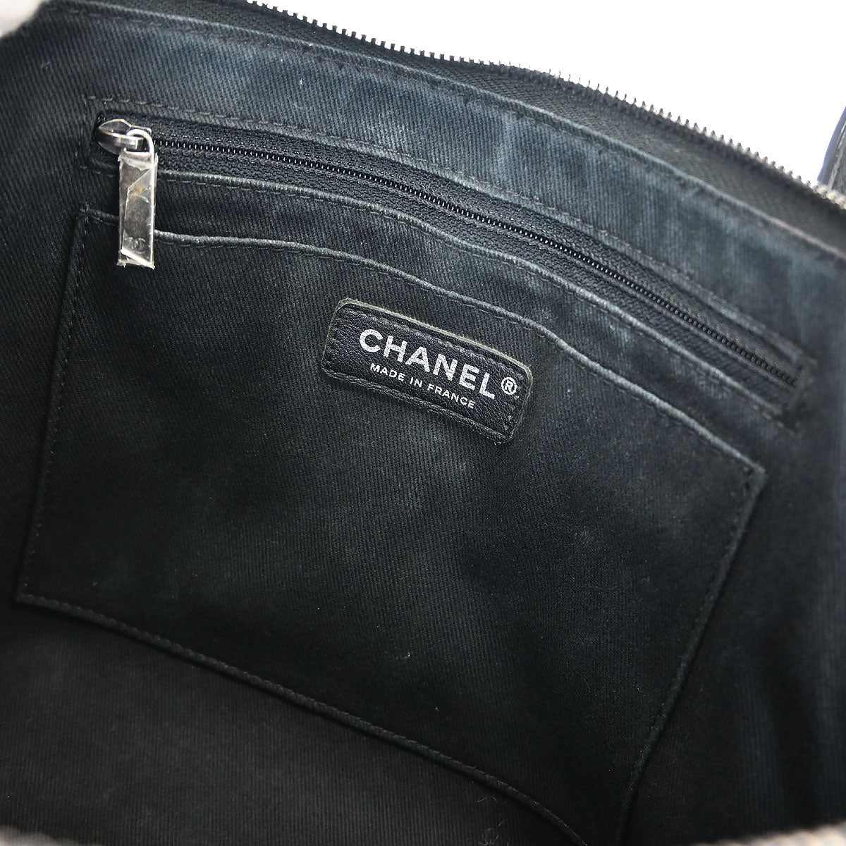 Chanel 2016-2017 Black Caviar Urban Shopping Tote 2way Shoulder Handbag