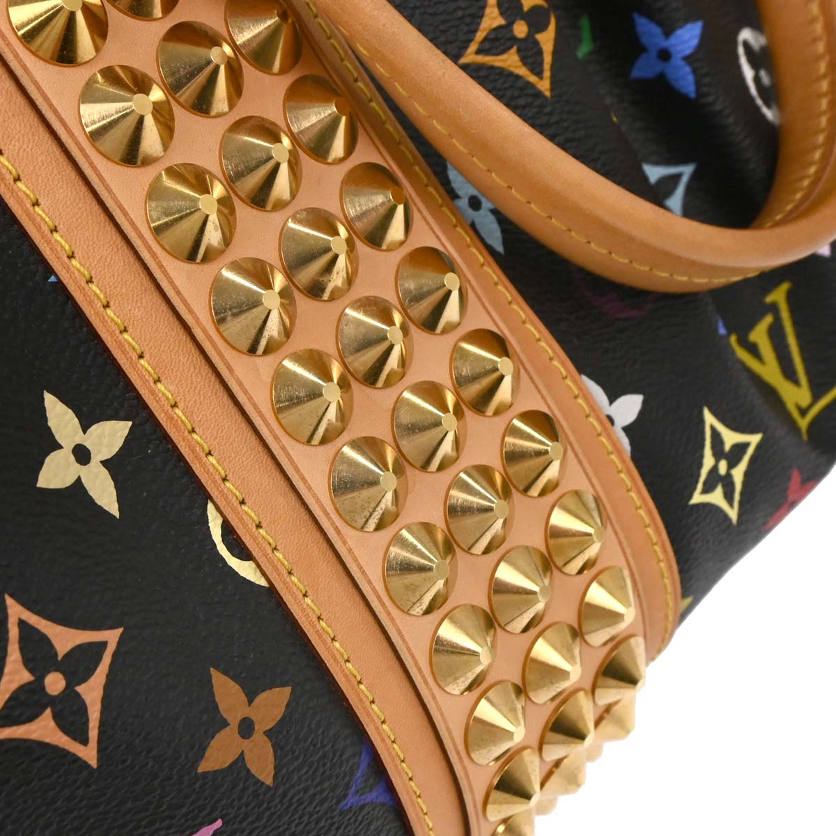 Louis Vuitton Black Multicolor Courtney GM Handbag M40261