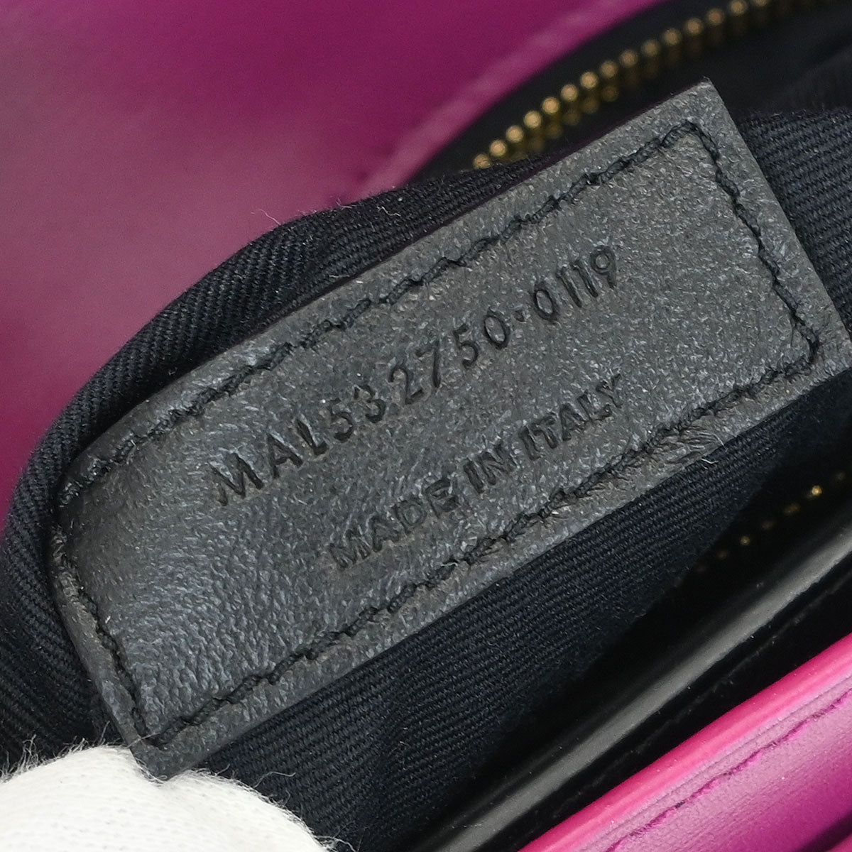 Saint Laurent Purple Cassandra Shoulder Bag