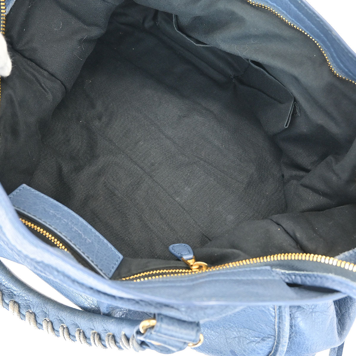 Balenciaga Blue The Giant City 2way Shoulder Handbag