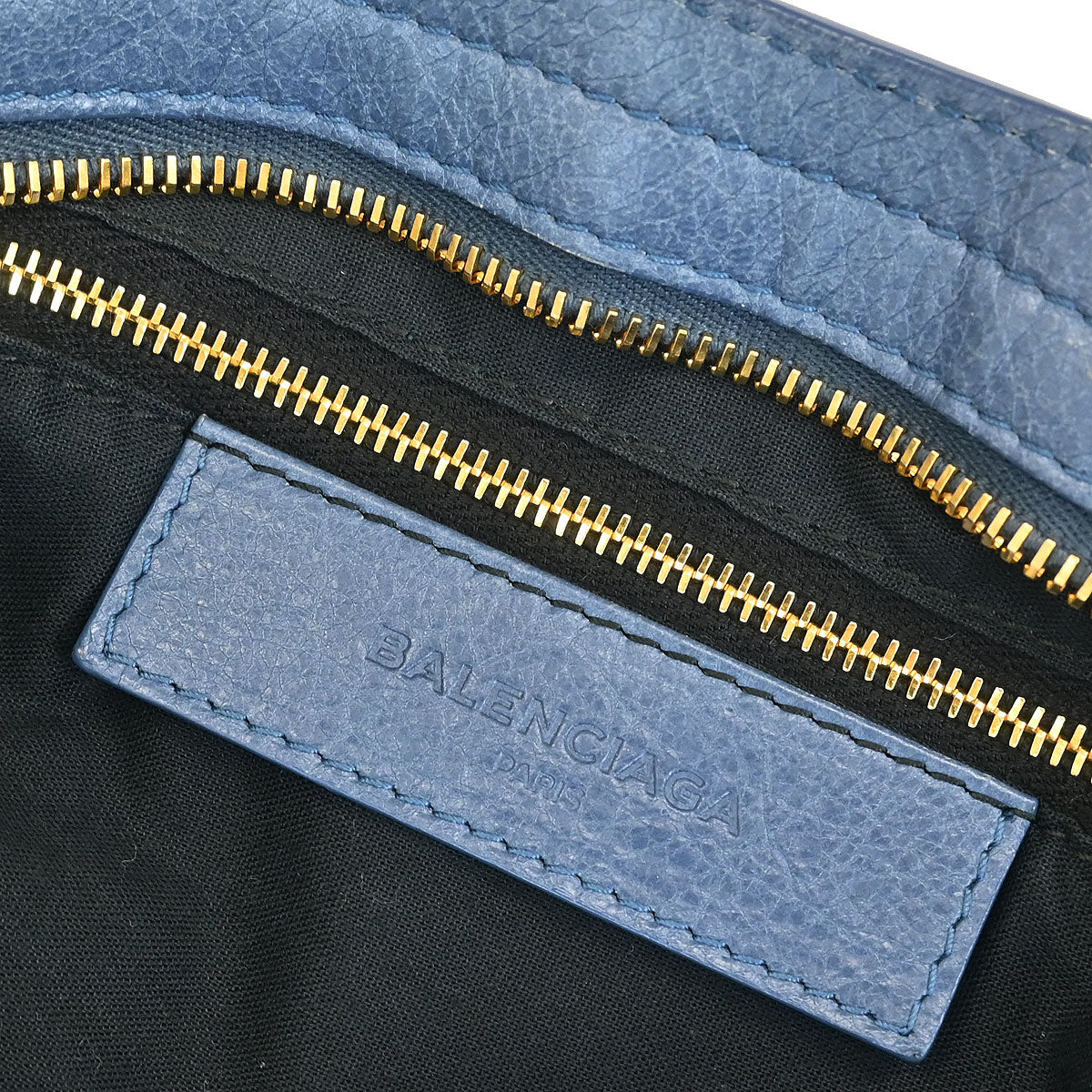 Balenciaga Blue The Giant City 2way Shoulder Handbag