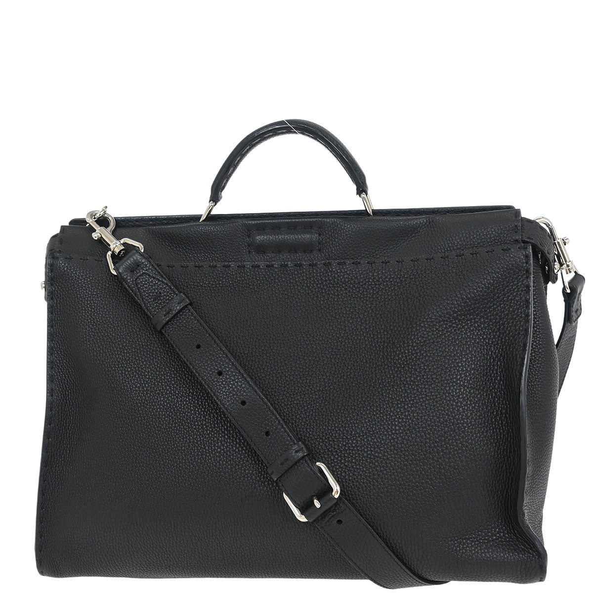 Fendi Black Peekaboo Fit Monster 2way Shoulder Handbag