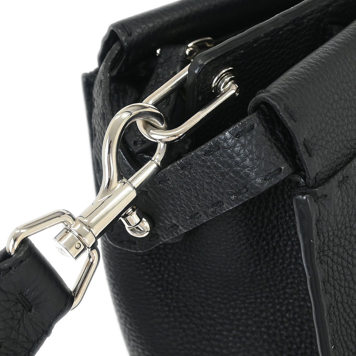 Fendi Black Peekaboo Fit Monster 2way Shoulder Handbag