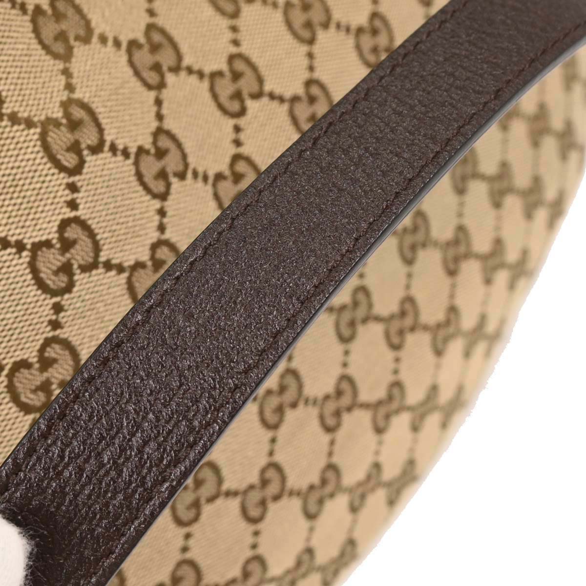 Gucci Beige Canvas GG Hobo Handbag