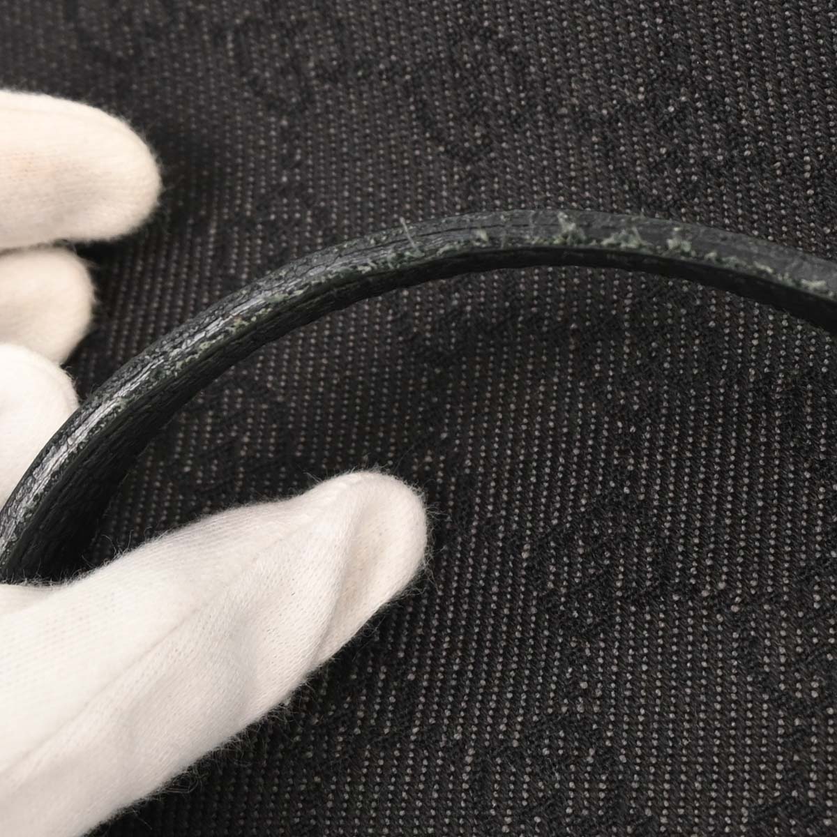 Gucci Black Canvas GG Tote Handbag