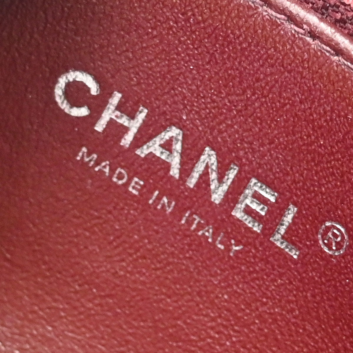 Chanel * 2015-2016 Black Lizard Caviar Coco Handle 2way Shoulder Handbag