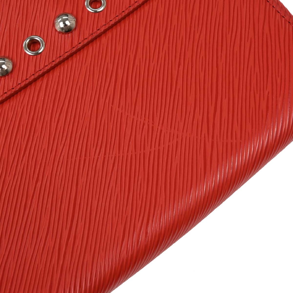 Louis Vuitton Red Epi Studded Twist MM Shoulder Bag M50523