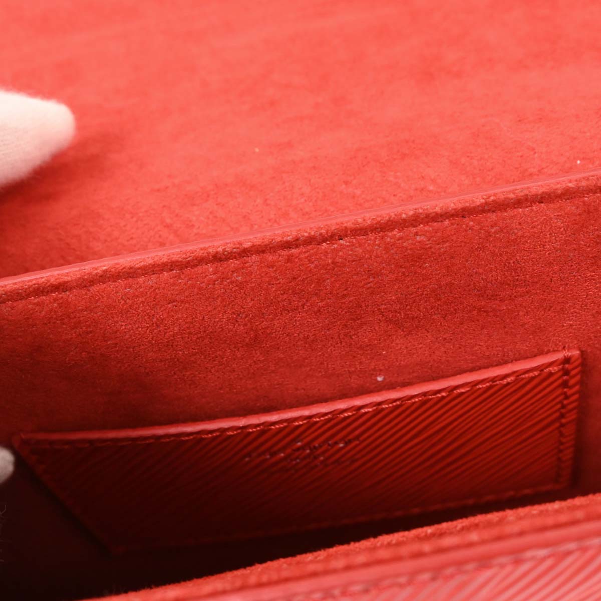 Louis Vuitton Red Epi Studded Twist MM Shoulder Bag M50523