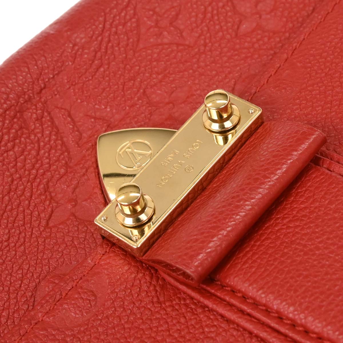 Louis Vuitton Red Monogram Empreinte Saint Sulpice PM M43393