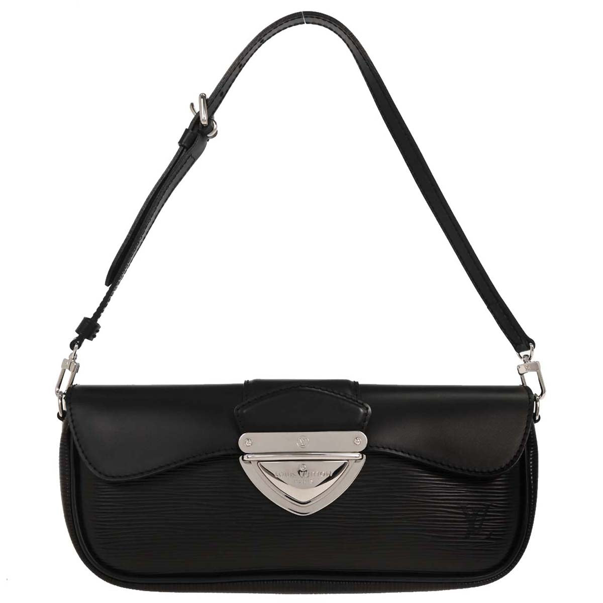 Louis Vuitton Black Epi Pochette Montaigne Handbag M59292