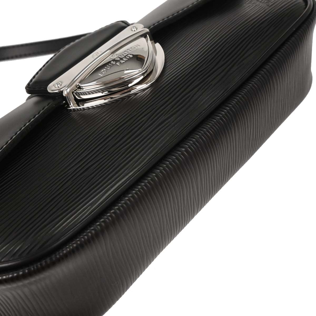 Louis Vuitton Black Epi Pochette Montaigne Handbag M59292