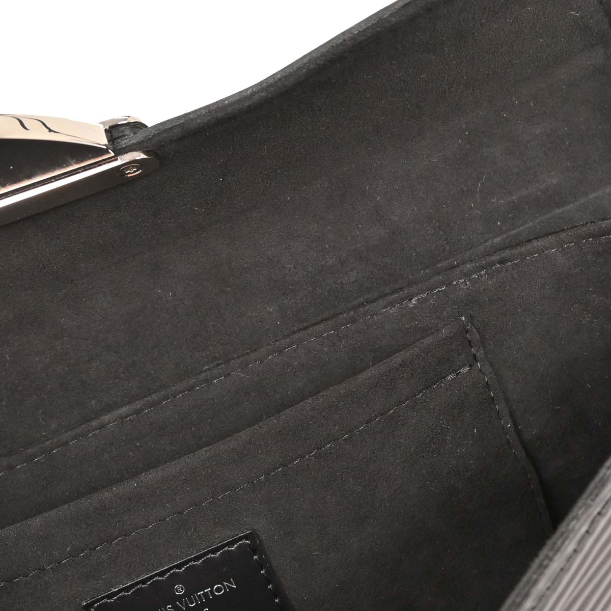 Louis Vuitton Black Epi Pochette Montaigne Handbag M59292