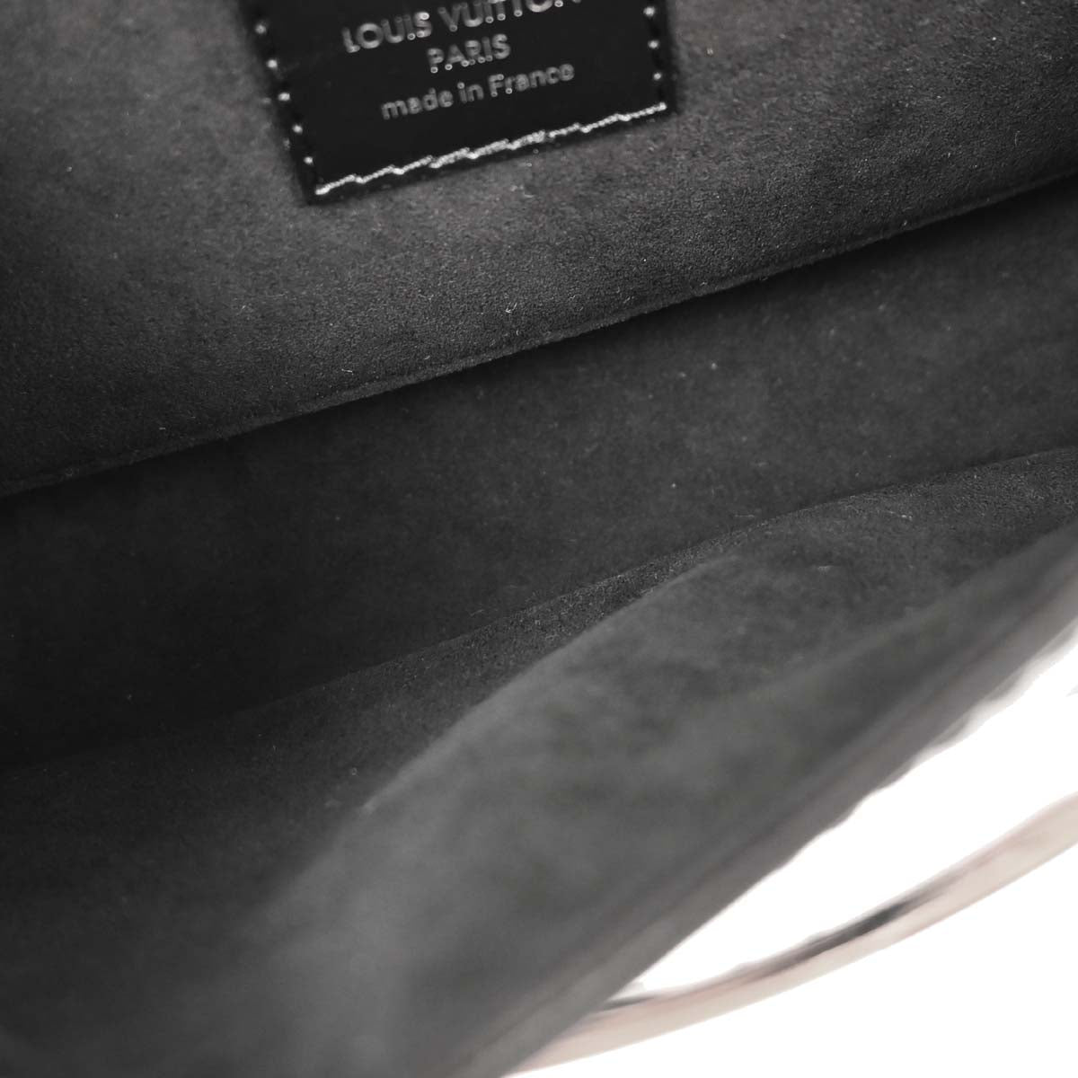 Louis Vuitton Black Epi Pochette Montaigne Handbag M59292